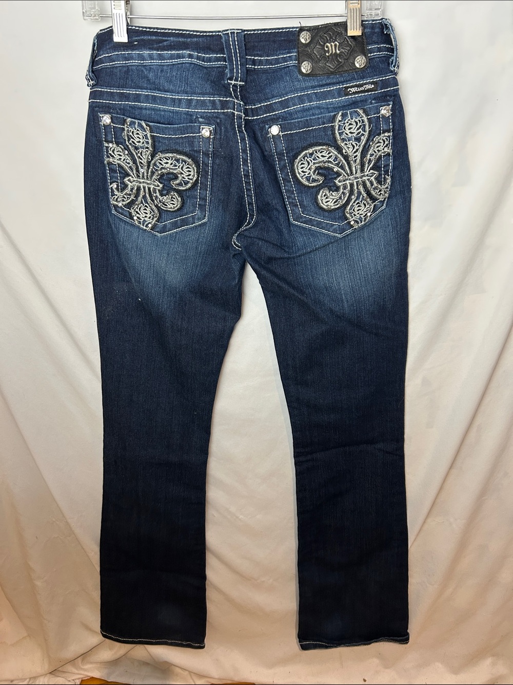 miss Me Boot Cut Jean flyer de lys rhinestone boot cut